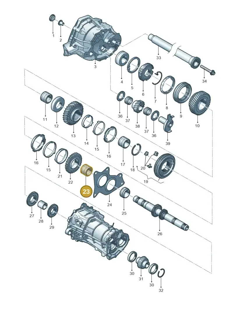 0B1311229 — Audi Q5 qu. 2.0 TDI (2012-2017) diagram 636311350, position 23