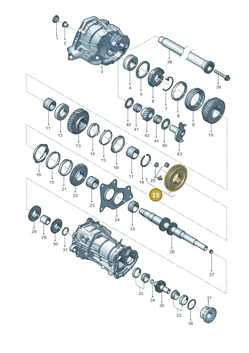 0B1311239B — Audi Q5 qu. 2.0 TDI (2012-2017) diagram 647311600, position 19