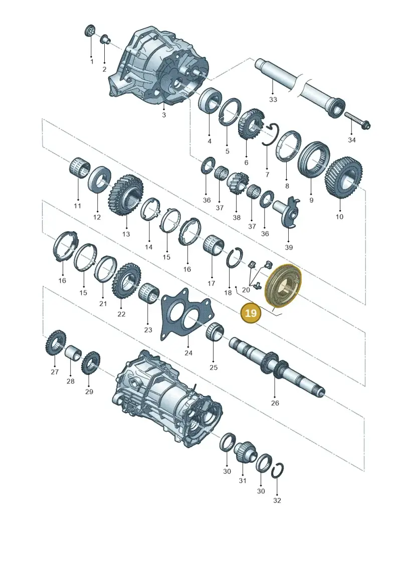 0B1311239B — Audi Q5 qu. 2.0 TDI (2012-2017) diagram 636311350, position 19