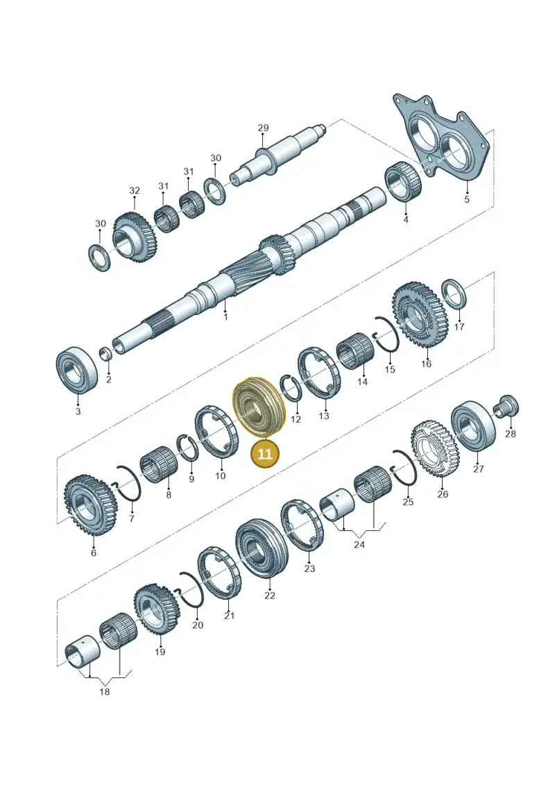 0B1311241 — Audi Q5 (2016-2020) diagram 798311300, position 11