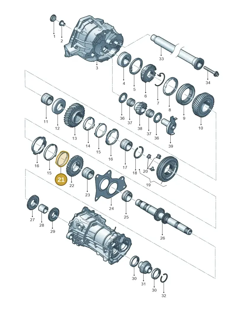 0B1311277 — Audi Q5 qu. 2.0 TDI (2012-2017) diagram 636311350, position 21