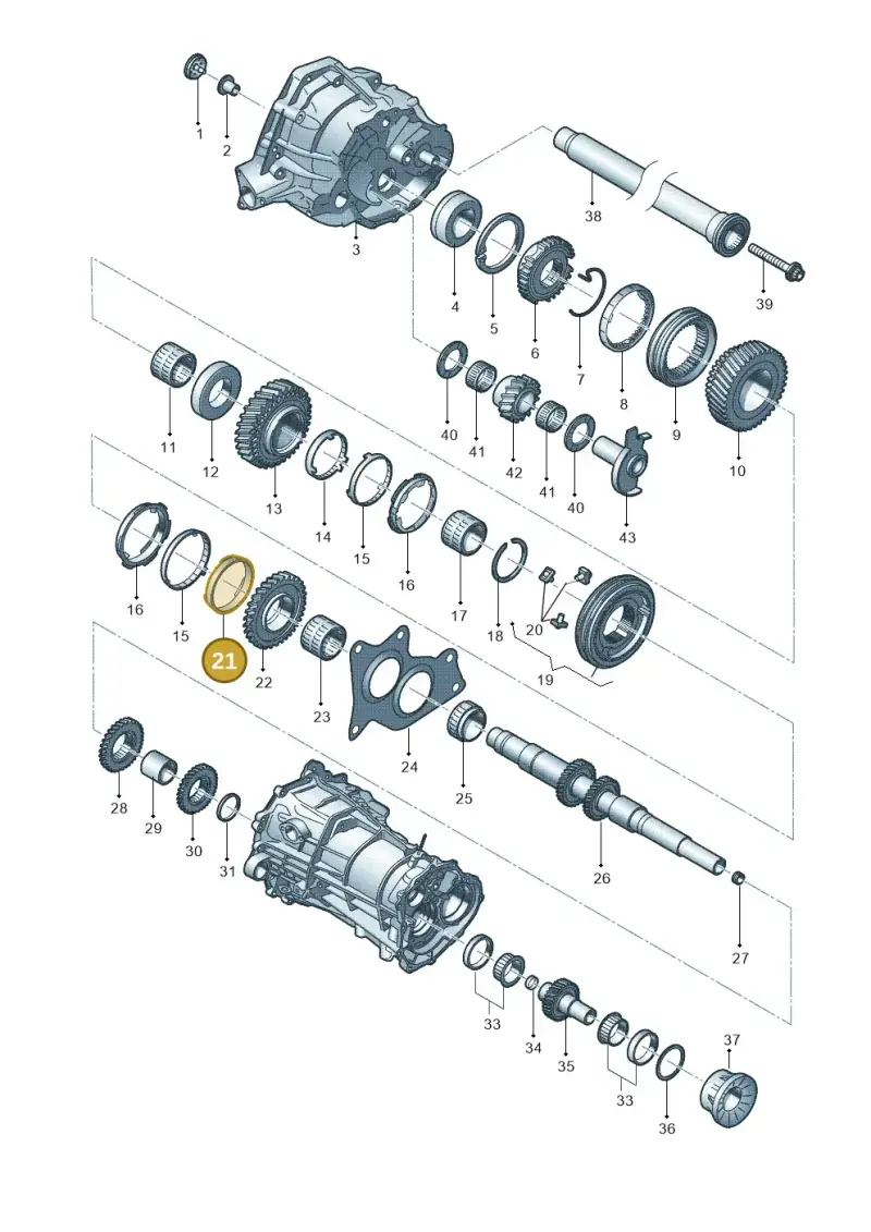 0B1311277 — Audi Q5 qu. 2.0 TDI (2012-2017) diagram 647311600, position 21