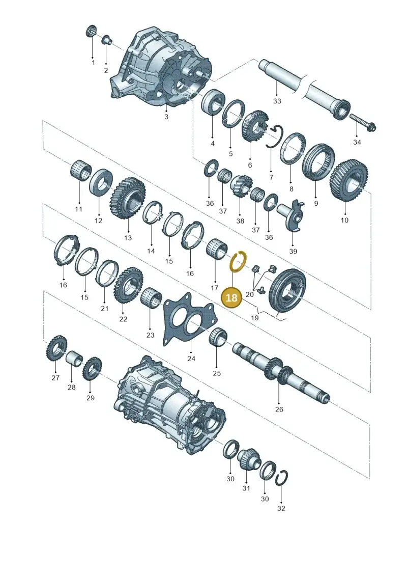 0B1311287B — Audi Q5 qu. 2.0 TDI (2012-2017) diagram 636311350, position 18