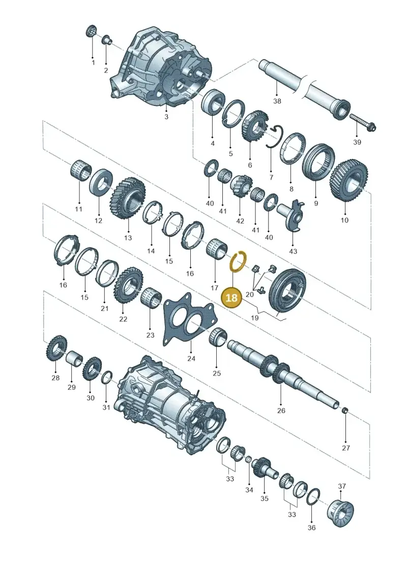 0B1311287B — Audi Q5 qu. 2.0 TDI (2012-2017) diagram 647311600, position 18