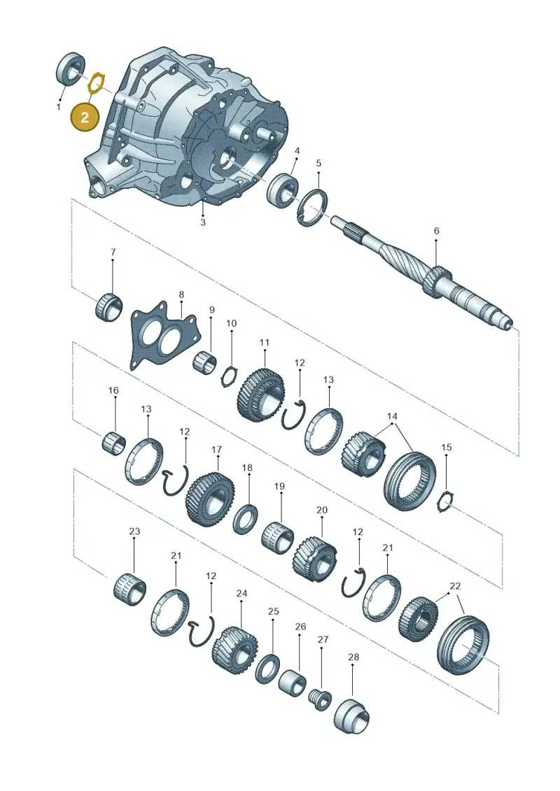 0B1311321M — Audi Q5 qu. 2.0 TDI (2012-2017) diagram 647311550, position 2