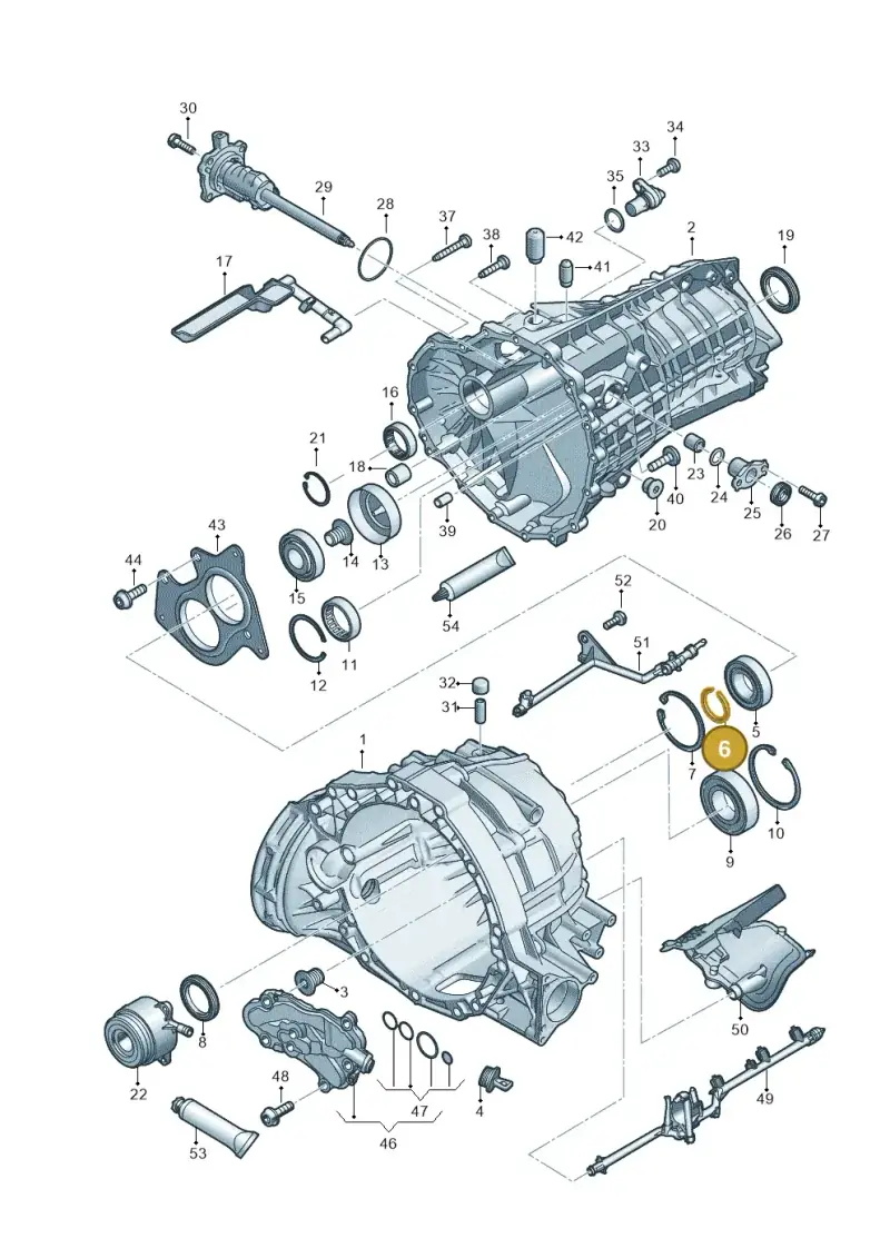 0B1311321M — Audi Q5 (2016-2020) diagram 849301450, position 6