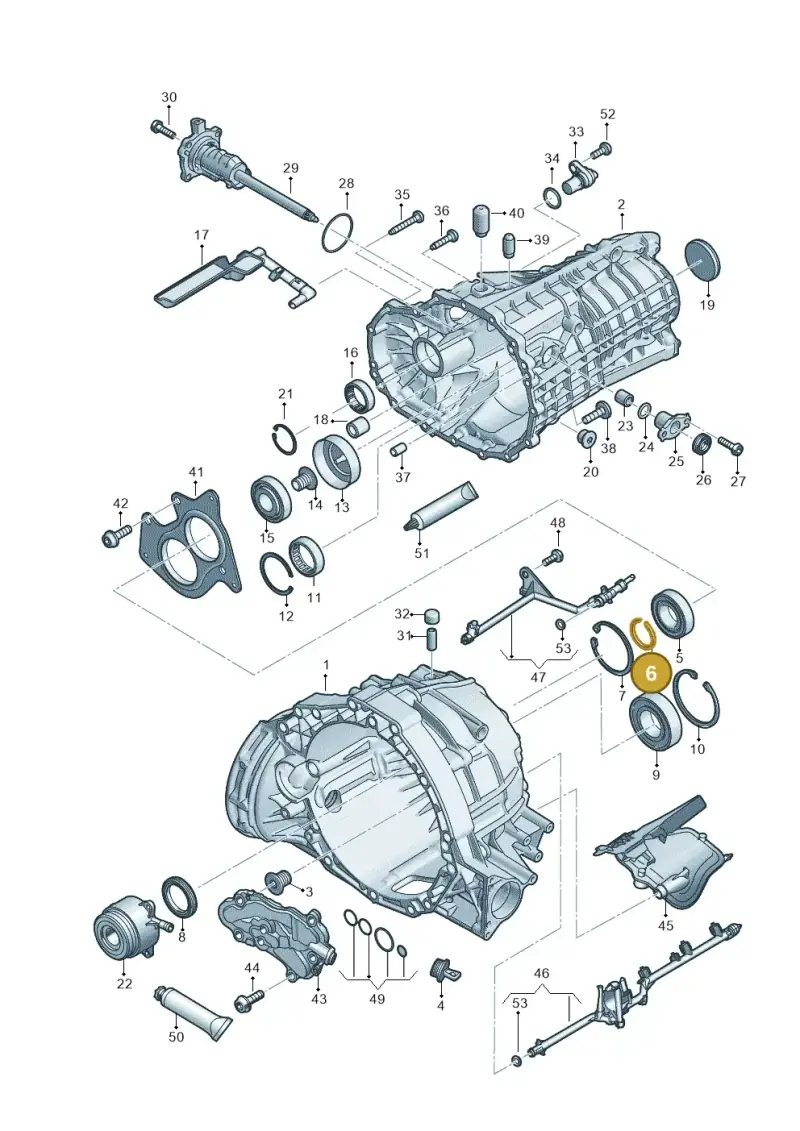 0B1311321M — Audi Q5 (2016-2020) diagram 897301300, position 6