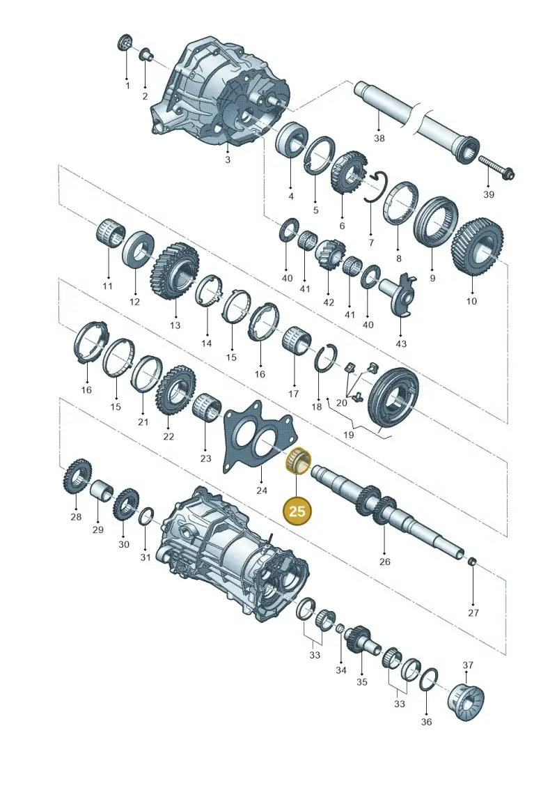 0B1311371 — Audi Q5 qu. 2.0 TDI (2012-2017) diagram 647311600, position 25