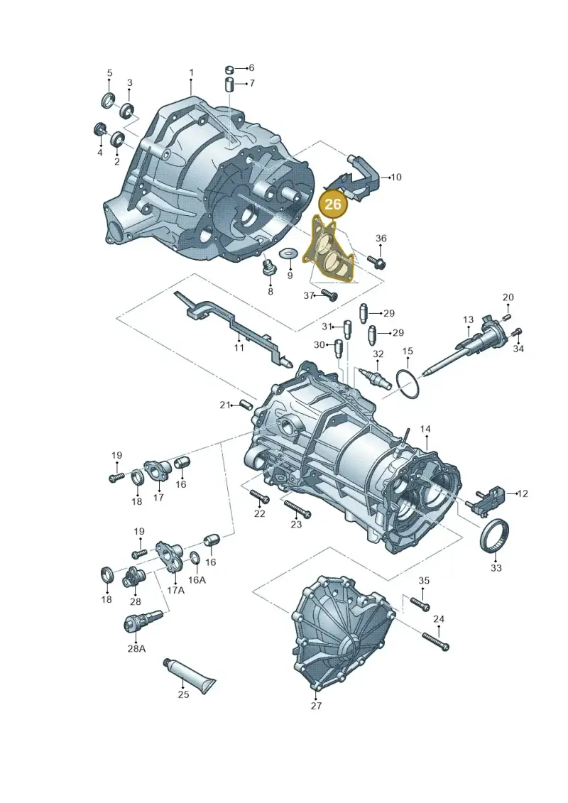0B1311485D — Audi A6 2.0 tdi (2010-2015) diagram 670301300, position 26