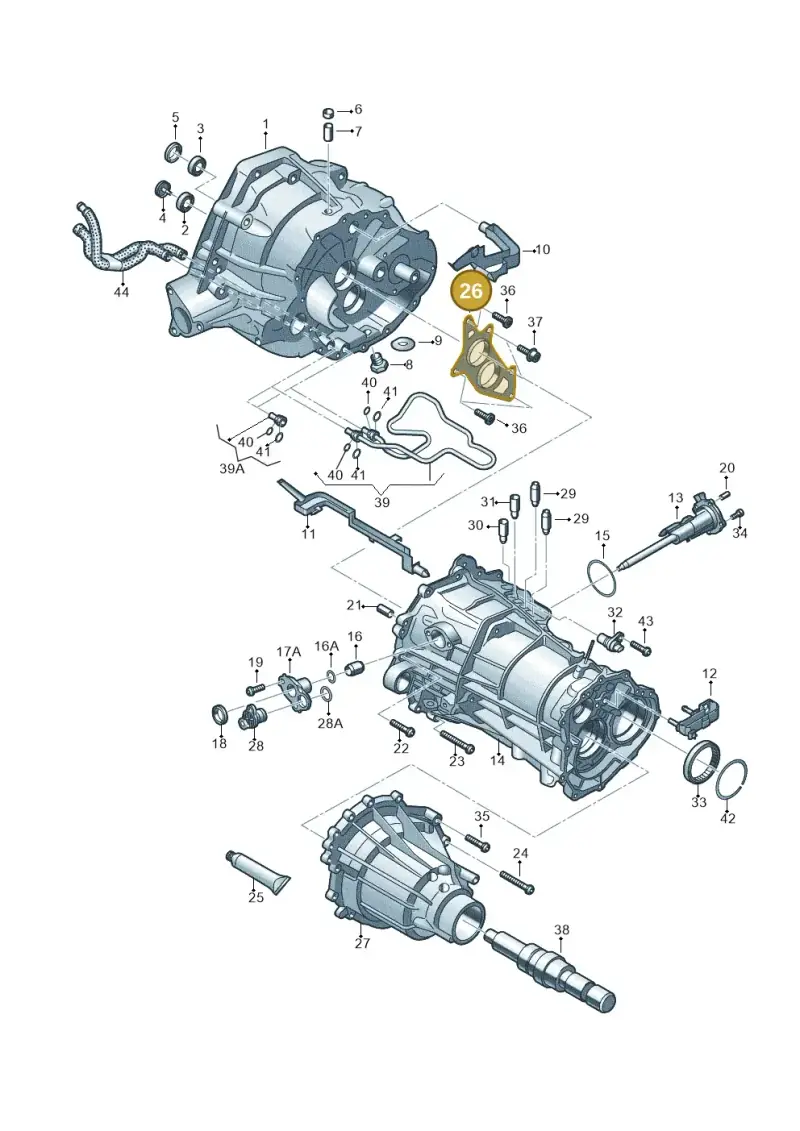0B1311485D — Audi Q5 qu. 2.0 TDI (2012-2017) diagram 736301700, position 26