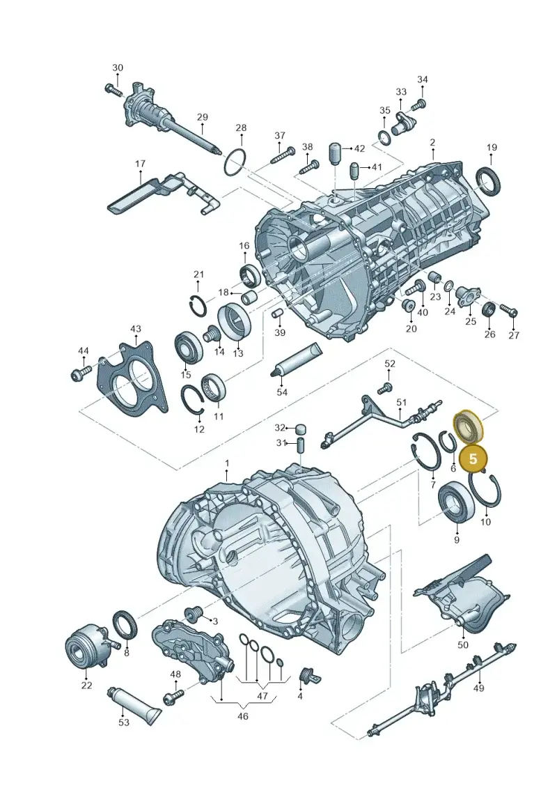 0B1311965E — Audi Q5 (2016-2020) diagram 849301450, position 5