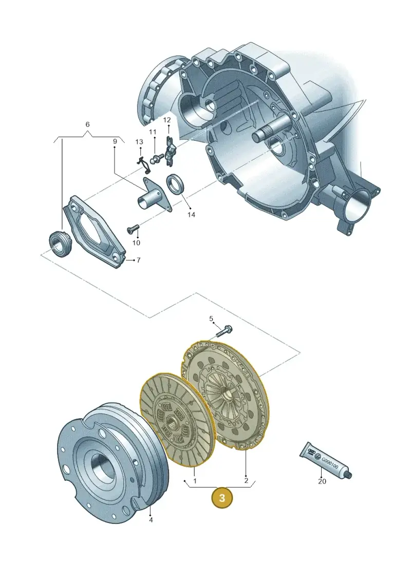0B4141117 — Audi A5 Sportback (2011-2017) diagram 751141400, position 3