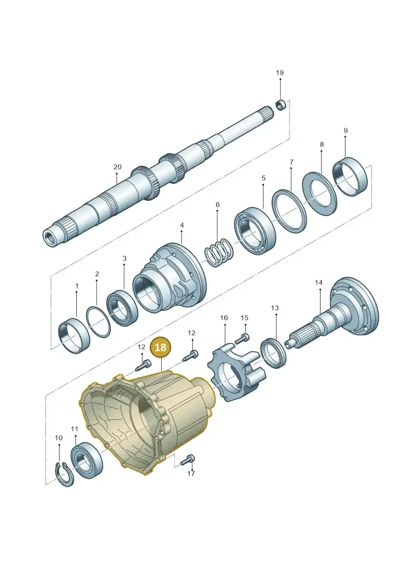 0B4301213B — Audi Q5 qu. 2.0 (2009-2018) diagram 647409800, position 18
