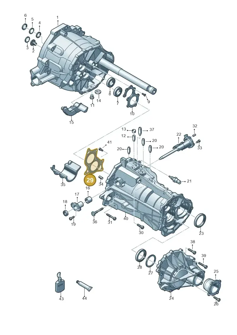 0B4301273 — Audi A5 Cabrio 2.0 (2008-2012) diagram 636301450, position 29