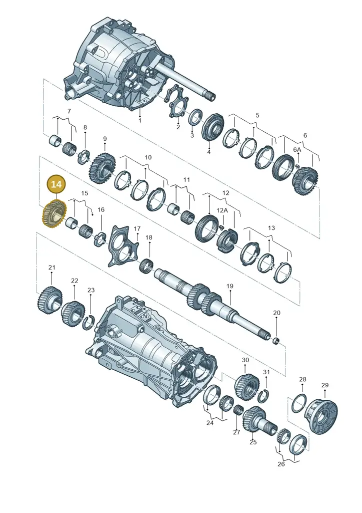 0B4311260A — Audi A5 Sportback (2011-2017) diagram 636311700, position 14