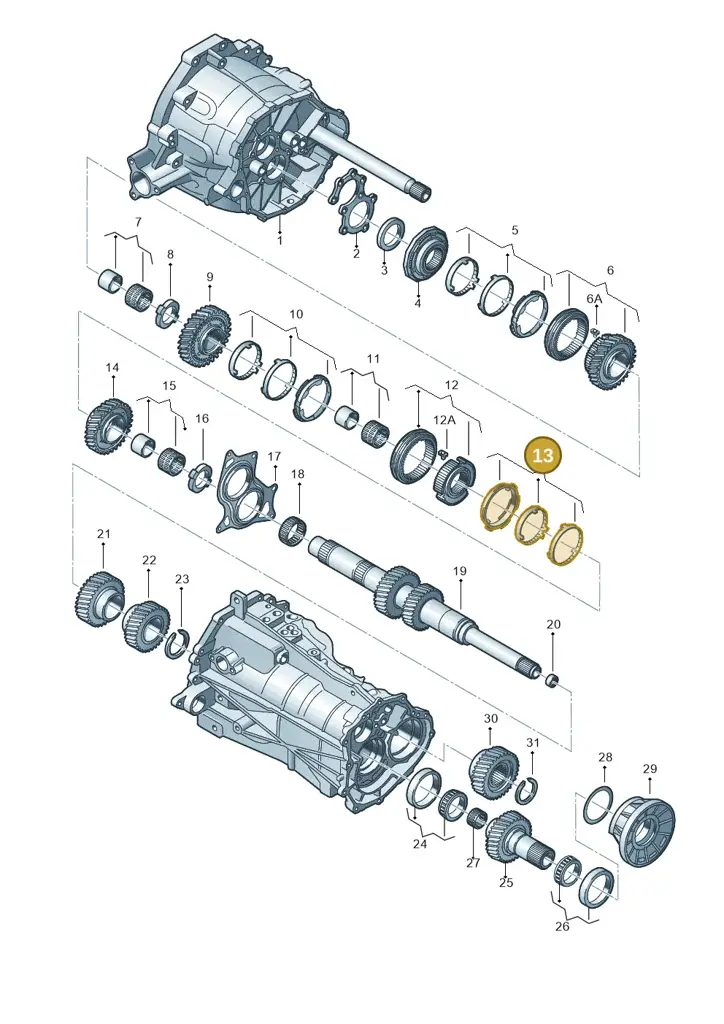 0B4311283A — Audi A5 Sportback (2011-2017) diagram 636311700, position 13