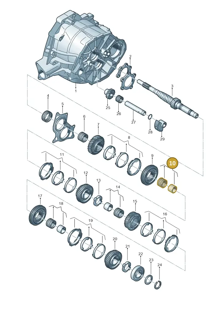 0B4311370 — Audi A5 Sportback (2011-2017) diagram 636311650, position 10