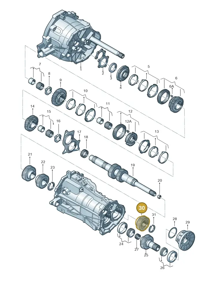 0B4311815A — Audi A5 Sportback (2011-2017) diagram 636311700, position 30