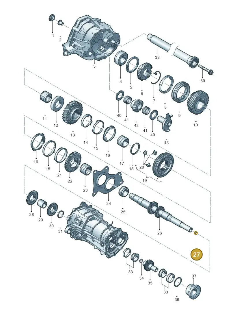 0B4409073 — Audi A4 Av. Allroad (2008-2016) diagram 647311600, position 27