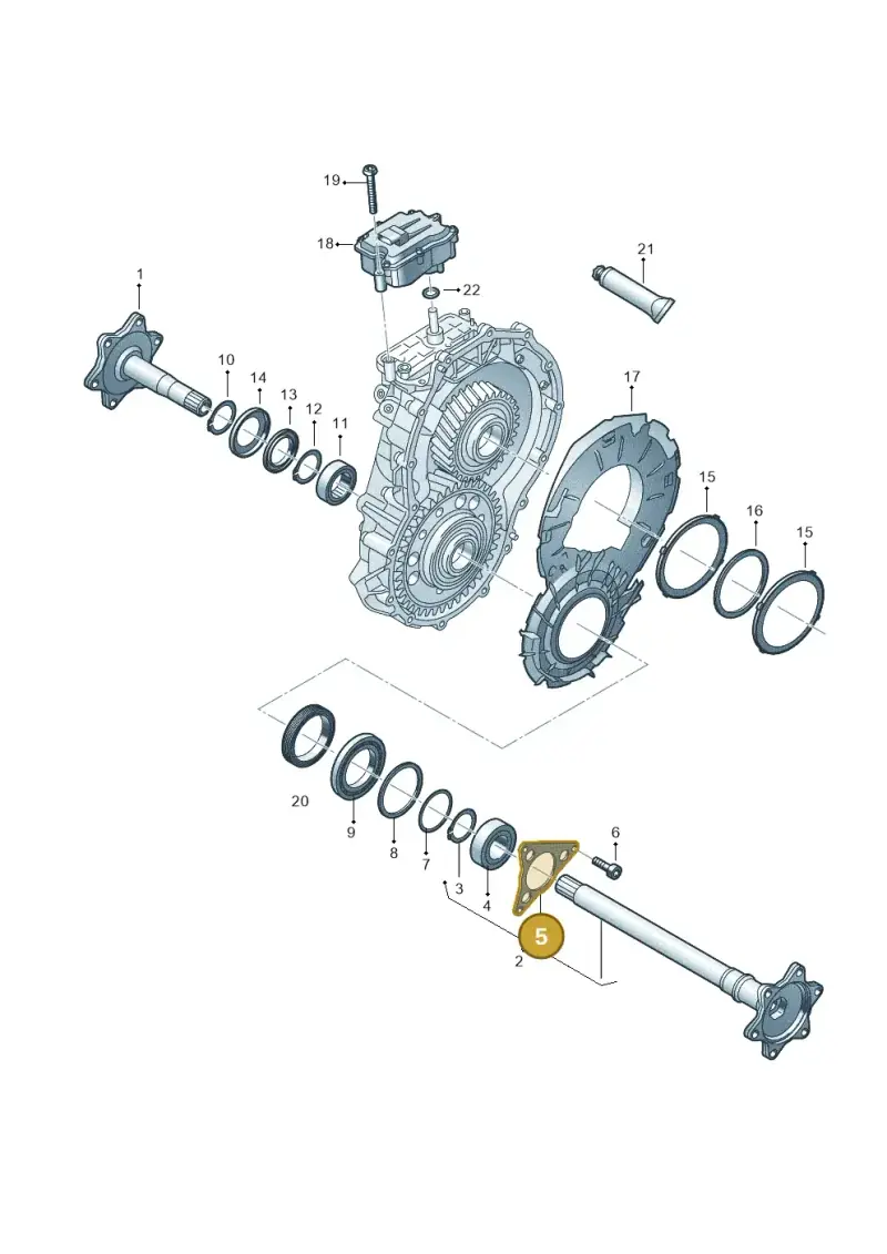 0B4409175E — Audi Q8 e-tron (2018-2020) diagram 586310050, position 5