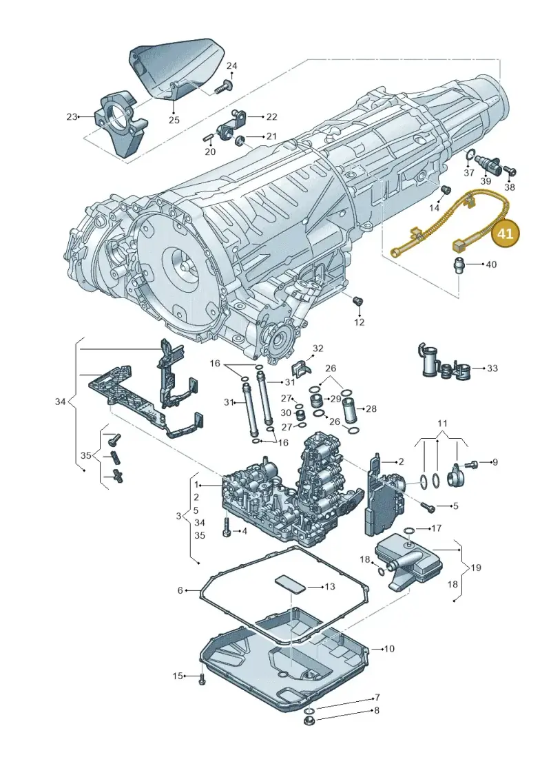 0B5301675A — Audi A7 Sportback (2014-2018) diagram 647325800, position 41
