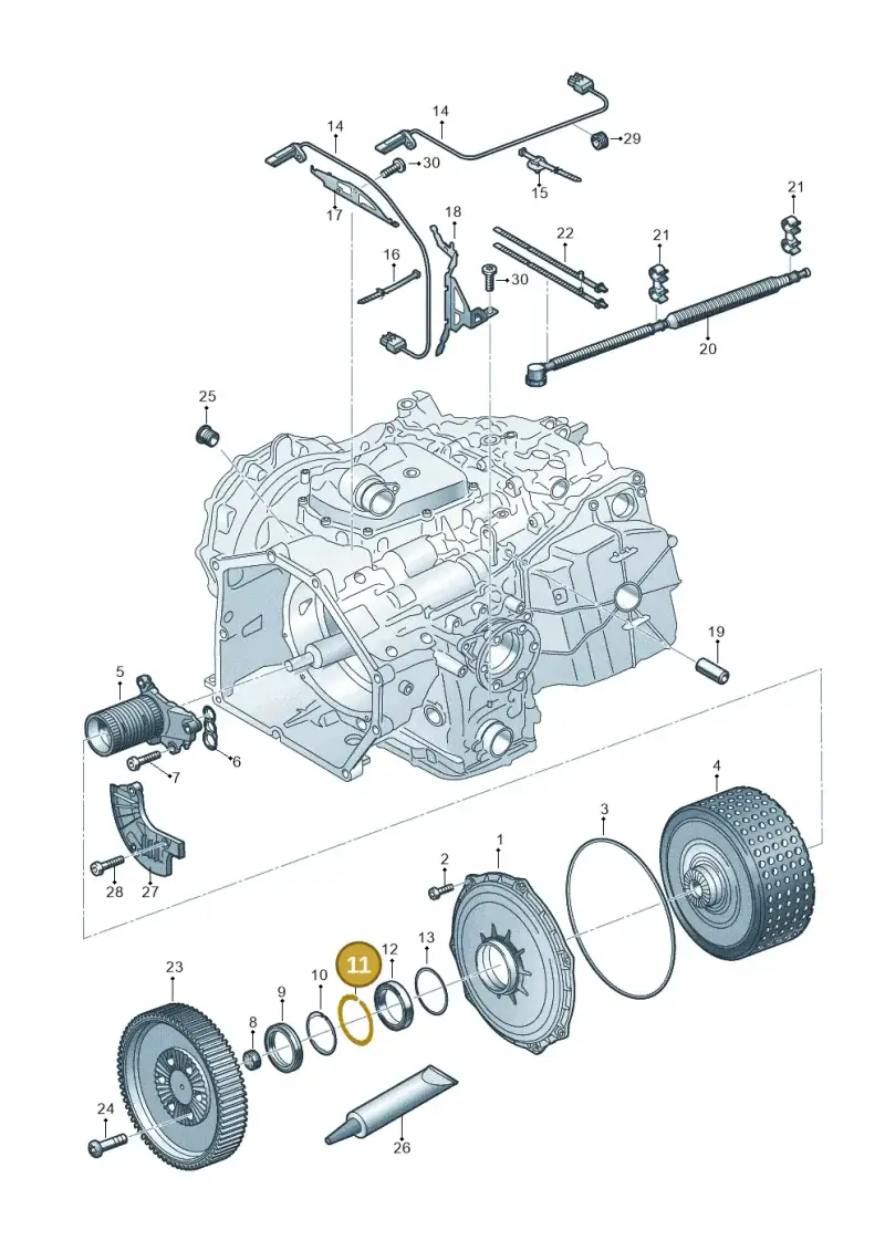 0B5323157B — Audi R8 Spyder (2015-2024) diagram 752321600, position 11