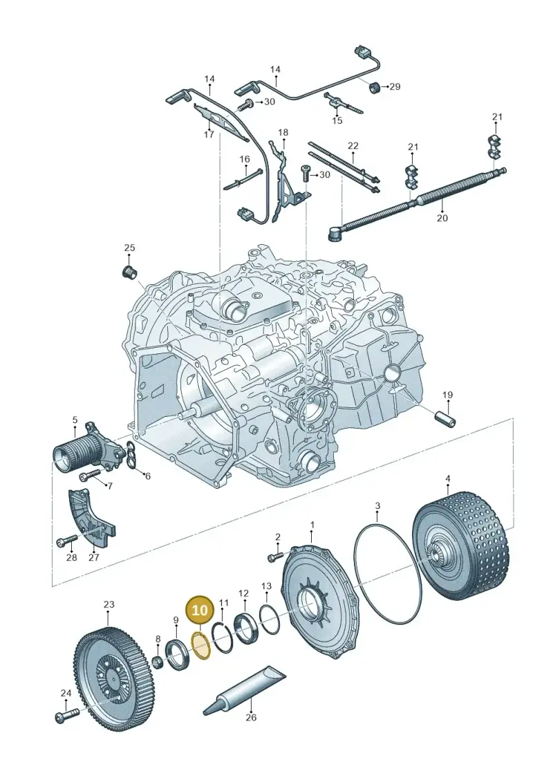 0B5323369D — Audi R8 Spyder (2015-2024) diagram 752321600, position 10