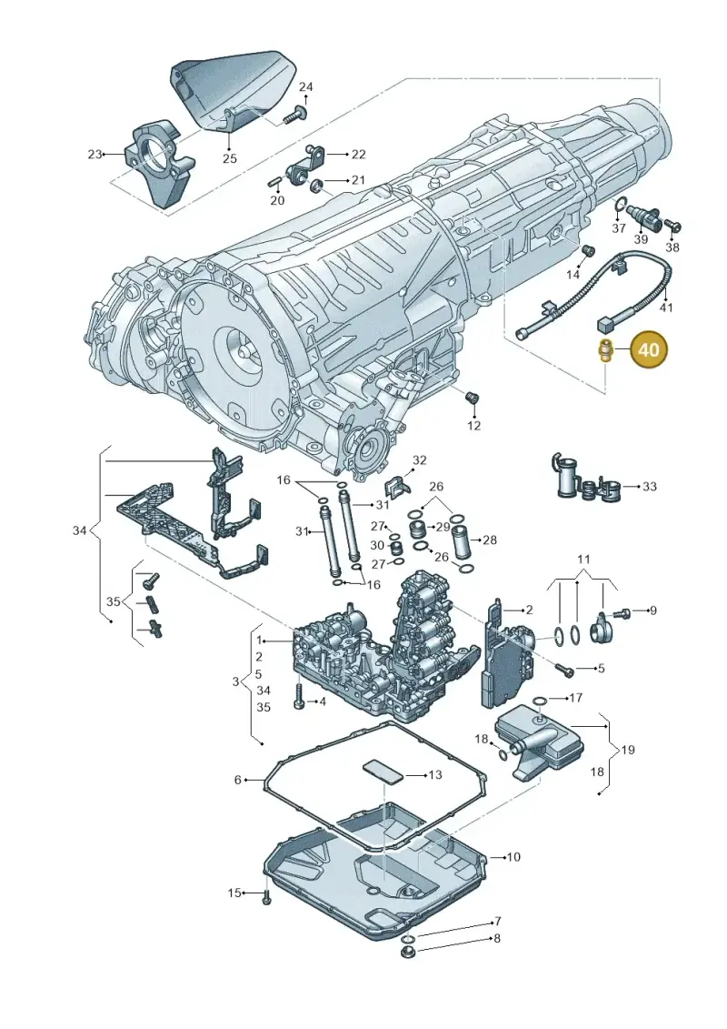 0B5409275 — Audi RS5 Coupe (2010-2015) diagram 647325800, position 40