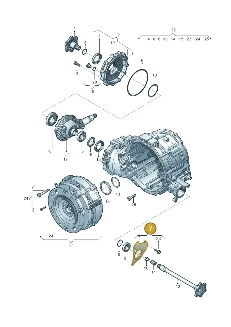 0B6409131 — Audi Q8 Quattro 3,0 (2018-) diagram 859409650, position 7