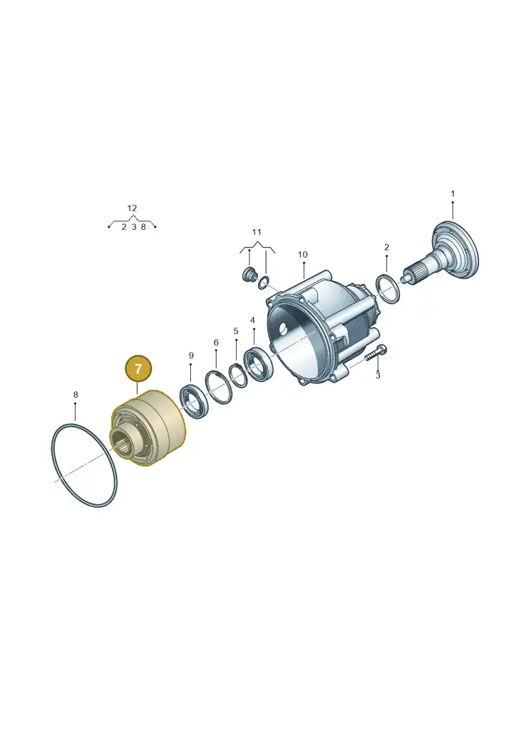 0B6409751 — Audi Q5 qu. 2.0 TDI (2008-2012) diagram 620409900, position 7