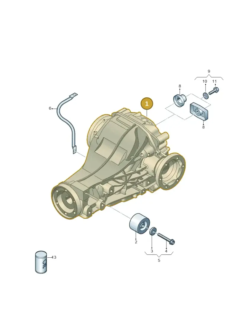 0BC500043Q — Audi Q5 qu. 2.0 TDI (2012-2017) diagram 647500100, position 1