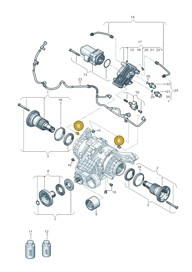 0BE525069 — Audi RS Q8 (2019-2025) diagram 859525032, position 6