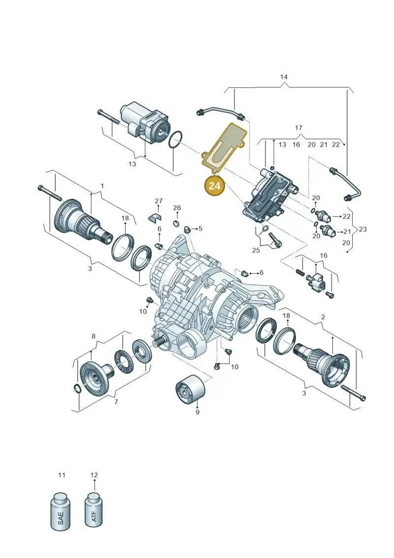 0BF525349 — Audi A5 Limo 2.0 (2024-) diagram 896525025, position 24