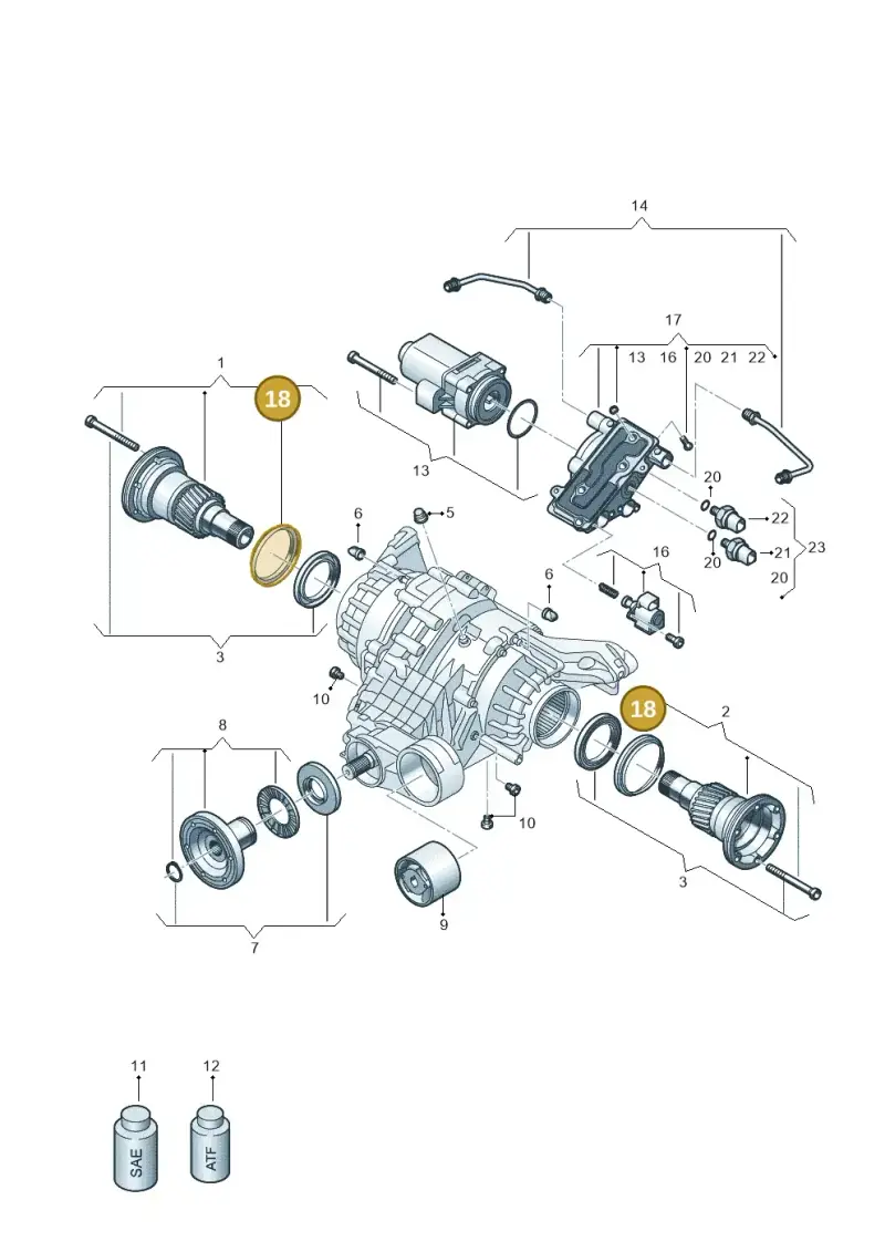 0BF525375 — Audi RS6 Avant (2019-) diagram 849500250, position 18