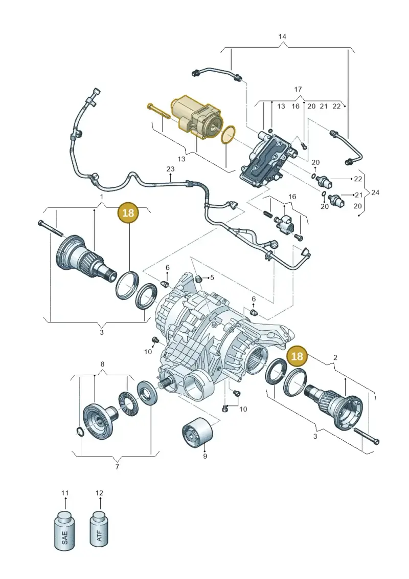 0BF525375 — Audi RS Q8 Quattro (2019-) diagram 859525032, position 18