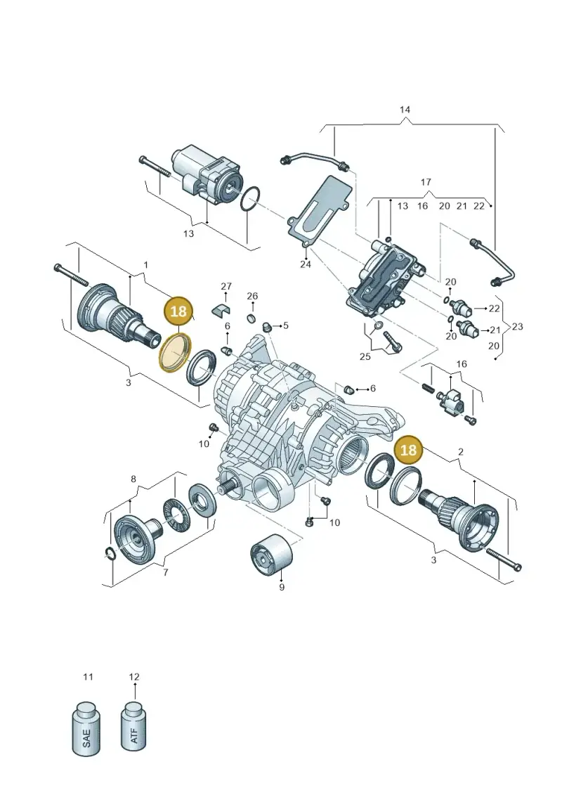 0BF525375 — Audi A5 Limo 2.0 (2024-) diagram 896525025, position 18