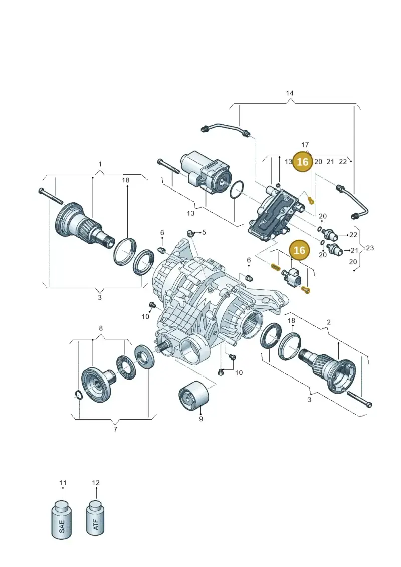 0BF598079 — Audi RS6 Avant (2019-2025) diagram 849500250, position 16