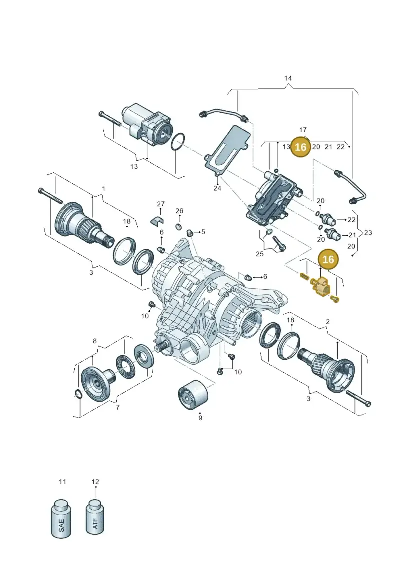 0BF598079 — Audi A5 Limousine (2024-2025) diagram 896525025, position 16