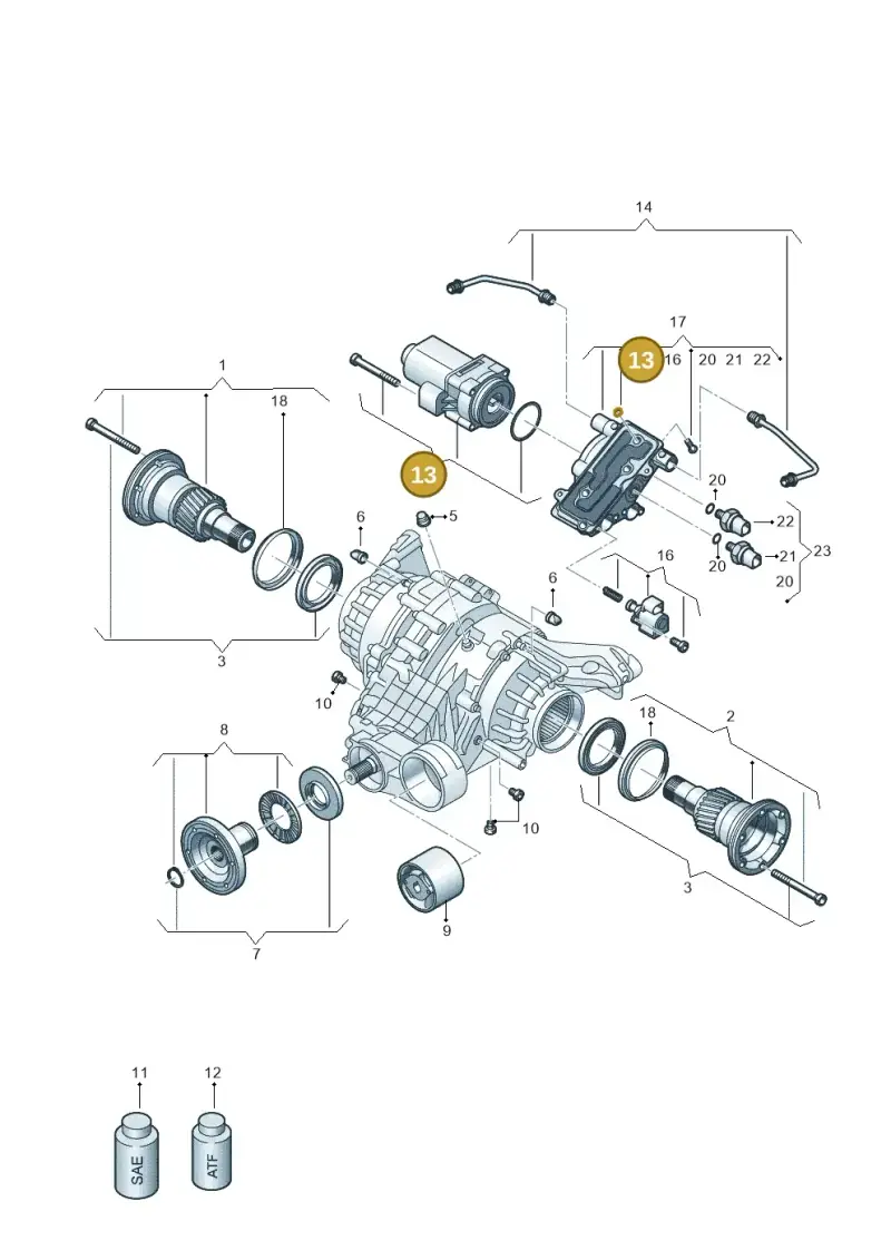 0BF598080 — Audi RS6 Avant (2019-2025) diagram 849500250, position 13