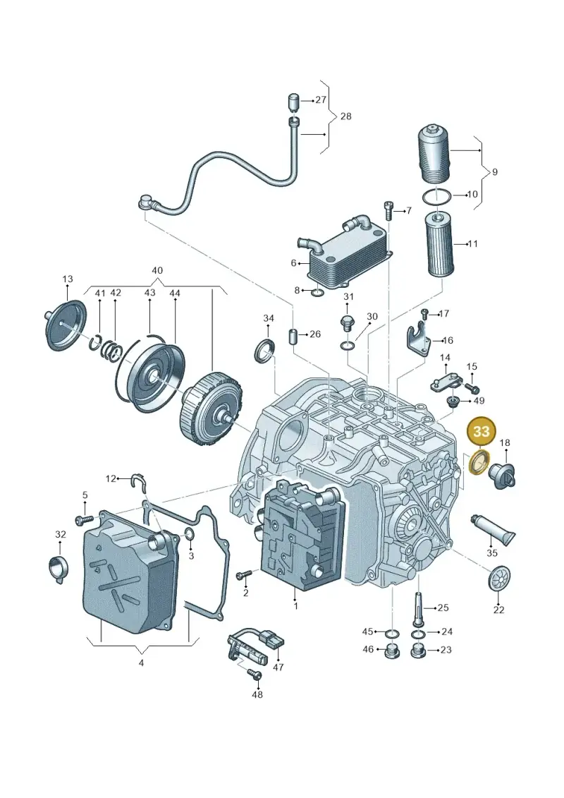 0BH409400C — Audi A3 Sportback (2019-2021) diagram 793321800, position 33