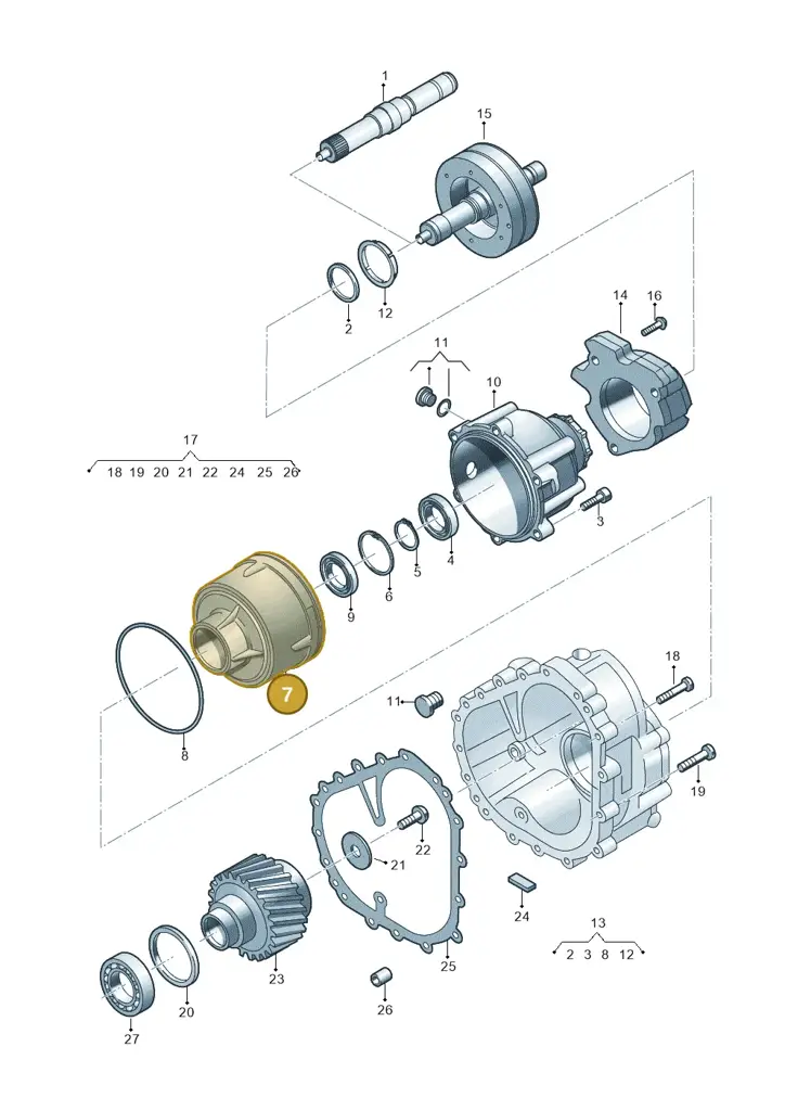 0BL409755E — Audi RS6 Avant (2019-) diagram 696409900, position 7