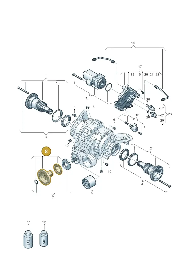 0BX598070 — Audi RS6 Avant (2019-2025) diagram 849500250, position 8