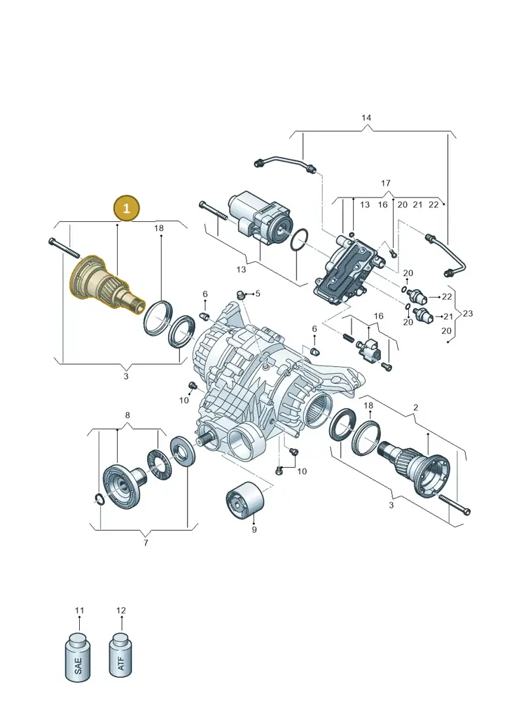 0BX598072 — Audi RS6 Avant (2019-2025) diagram 849500250, position 1