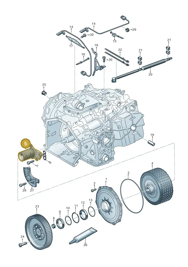 0BZ141041C — Audi R8 Spyder (2015-2024) diagram 752321600, position 5