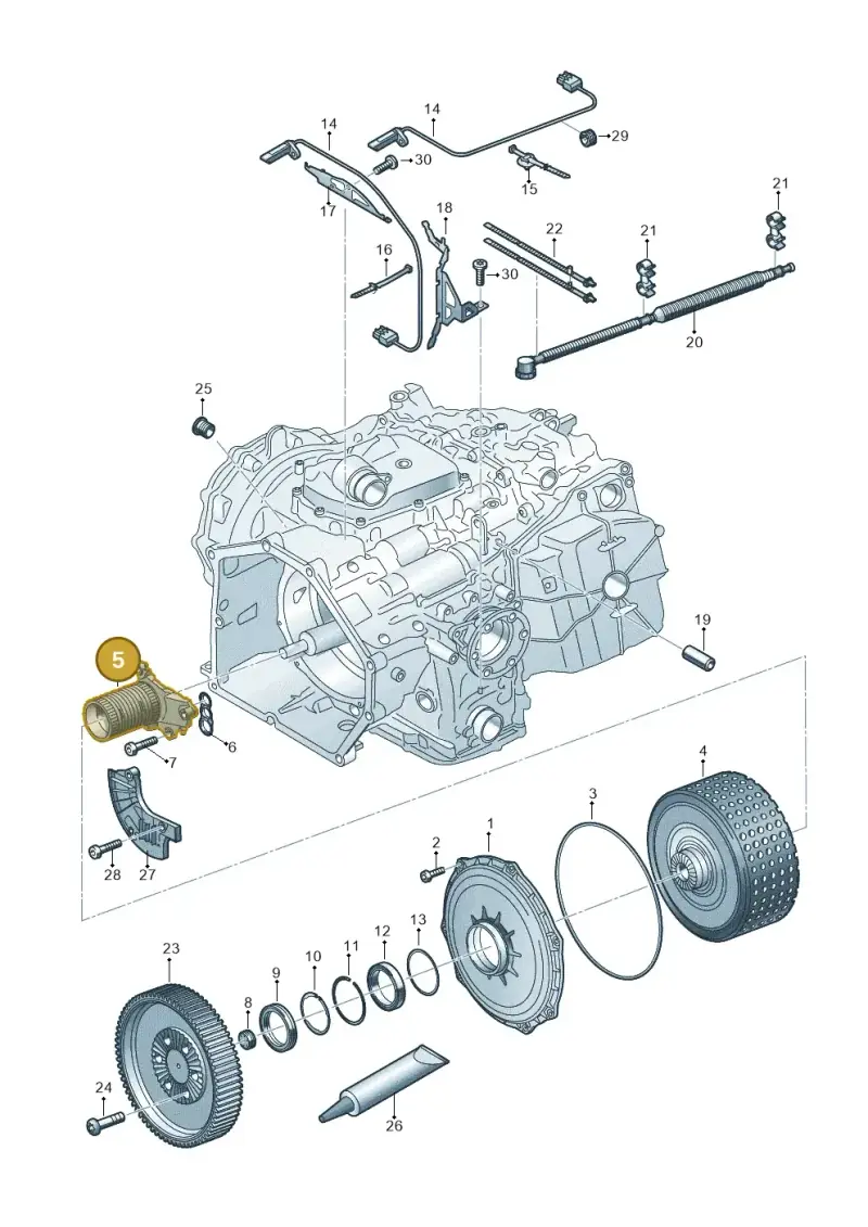 0BZ141041C — Audi R8 Spyder (2015-2024) diagram 752321600, position 5