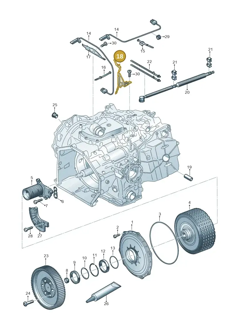 0BZ321391C — Audi R8 Spyder (2015-2024) diagram 752321600, position 18