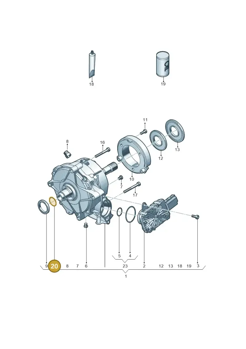 0CJ409405 — Audi A4 2.0 (2015-2019) diagram 849409030, position 20