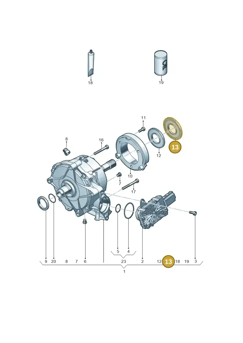 0CJ409491 — Audi A4 2.0 (2015-2019) diagram 849409030, position 13