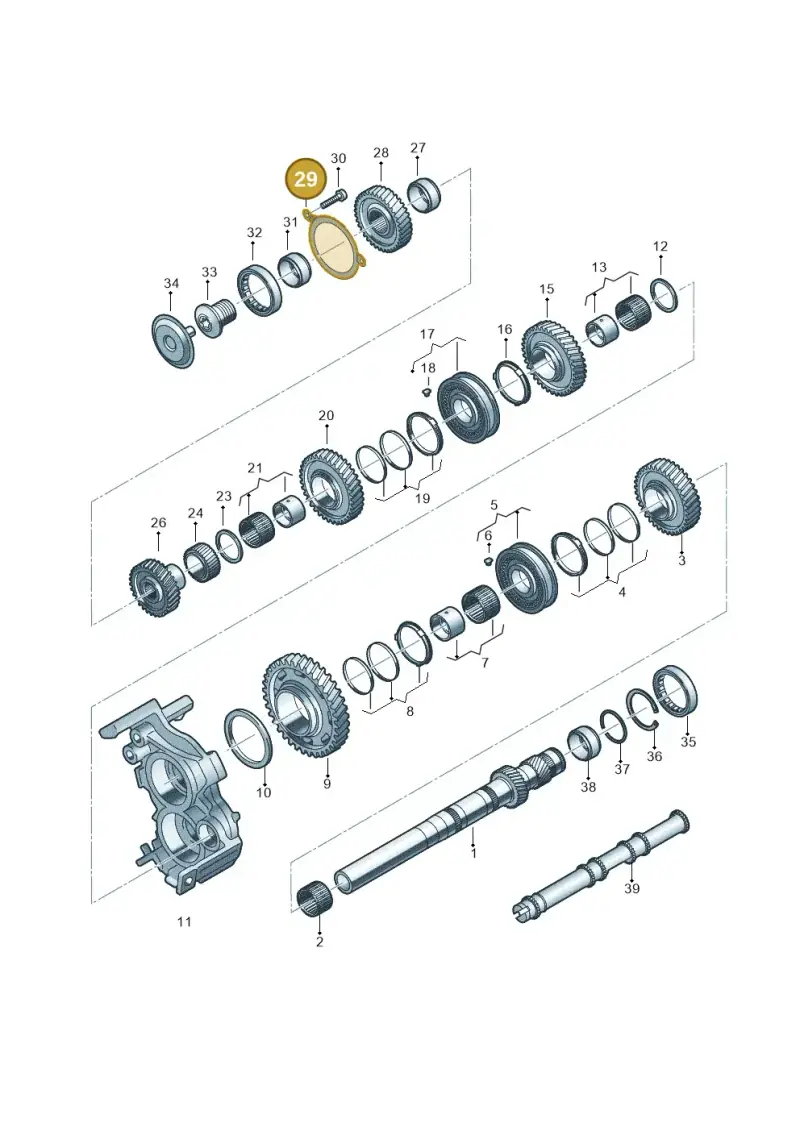 0CK301149 — Audi A5 Limo 2.0 (2024-) diagram 849311100, position 29