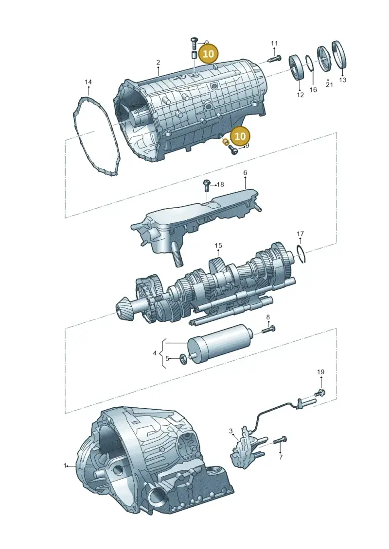 0CK301153 — Volkswagen Phideon (2016-2023) diagram 251325450, position 10